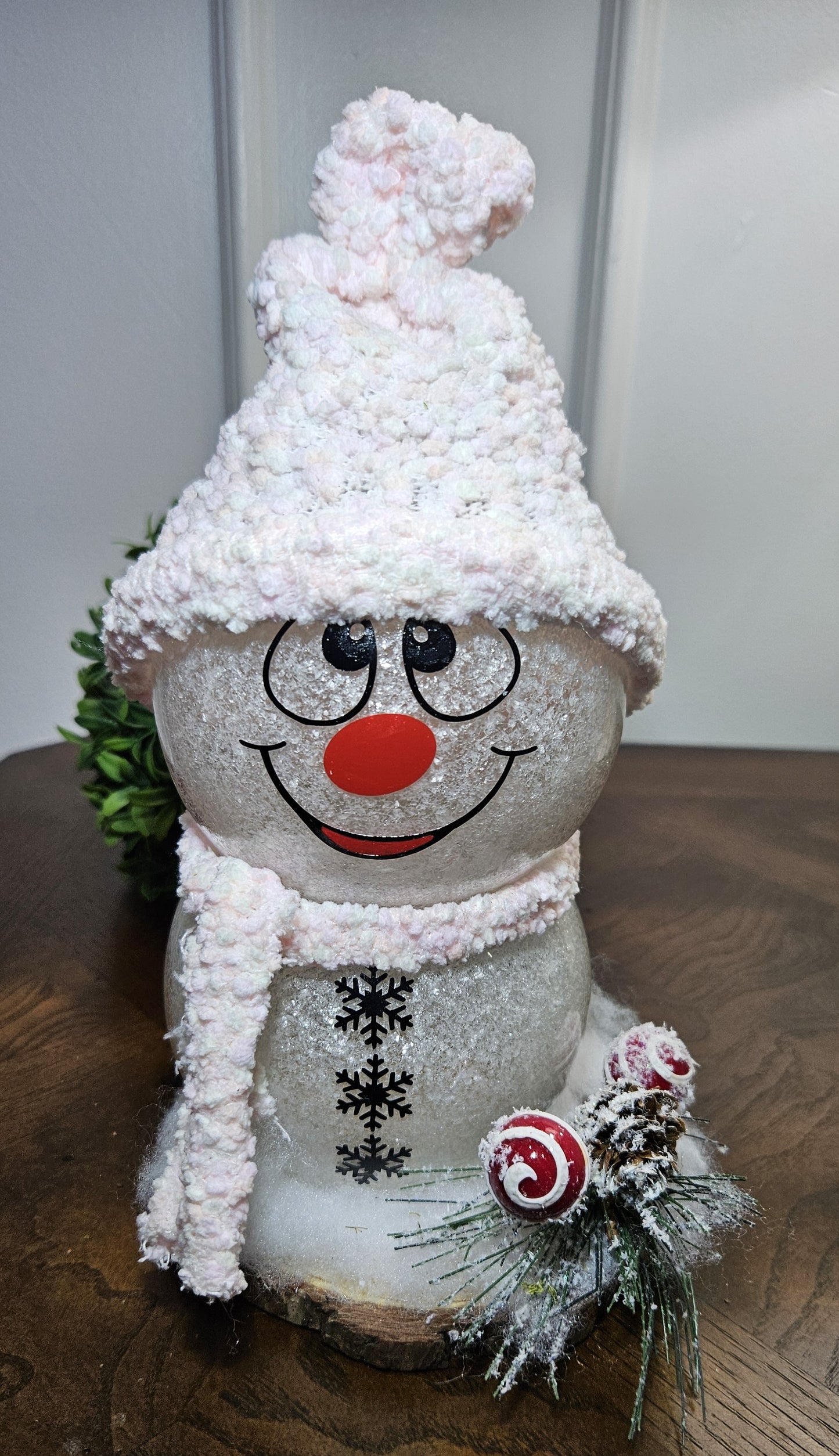 Glass Snowman