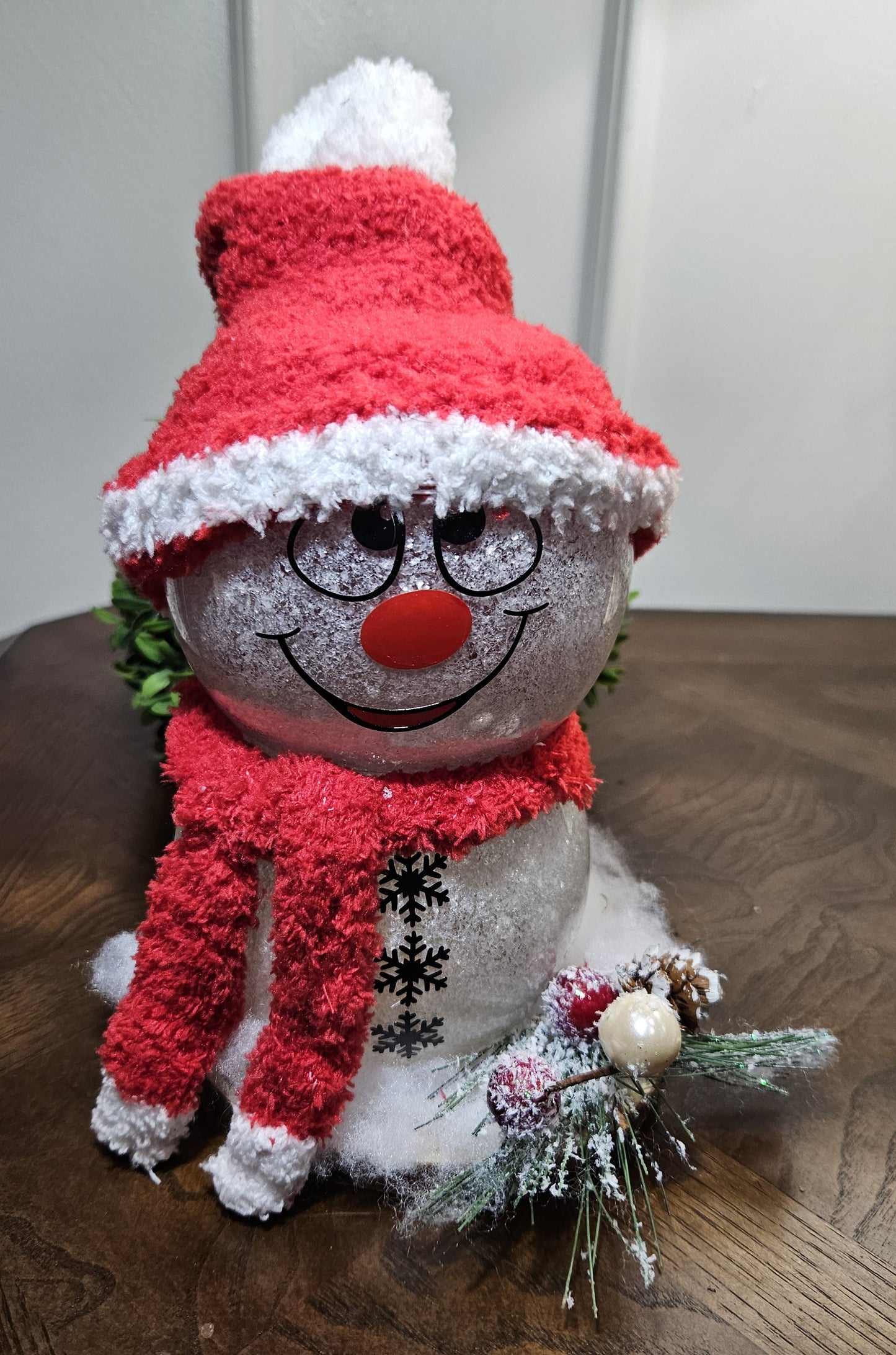 Glass Snowman