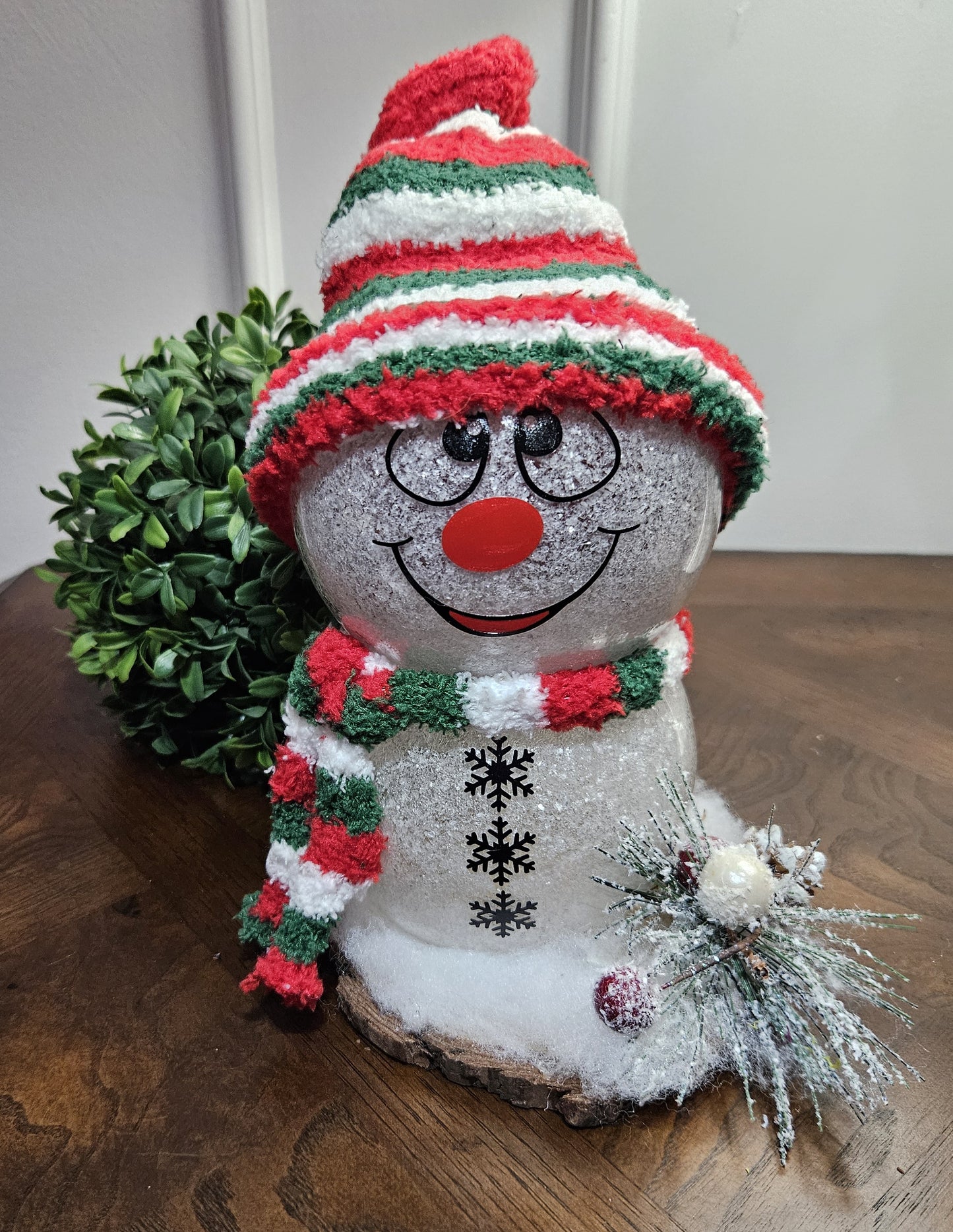 Glass Snowman