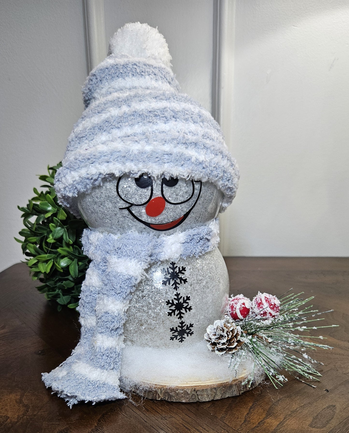 Glass Snowman