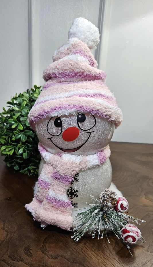 Glass Snowman