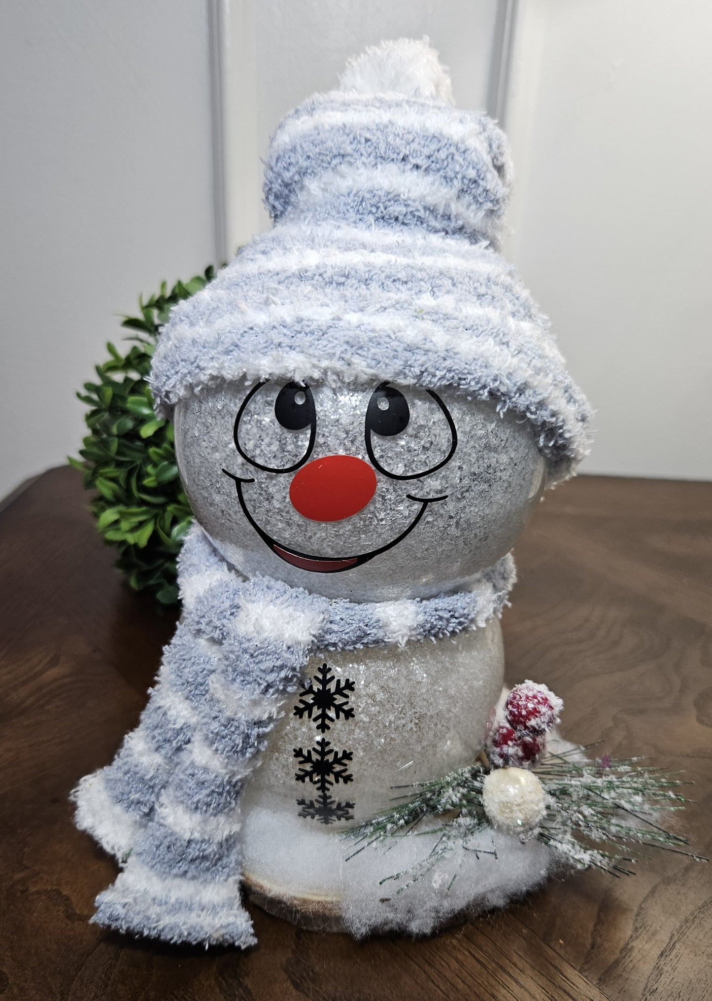 Glass Snowman